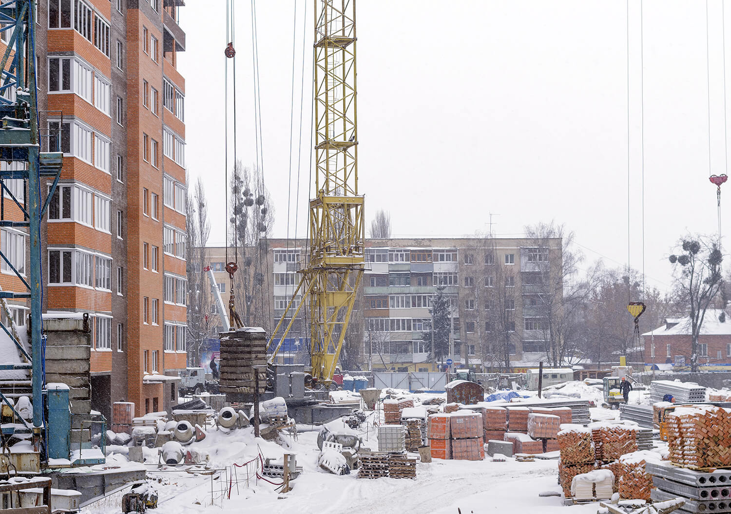 Frozen Construction Site